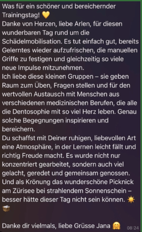 Feedback Teilnehmerin 1